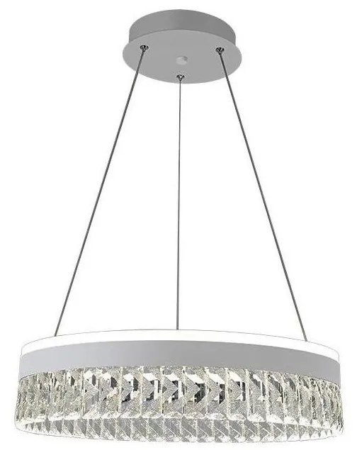 LED Димируем пендел LED/90W/230V 3000-6500K бял + дистанционно управление