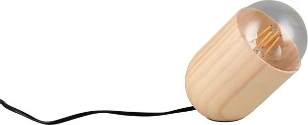 Бежова настолна лампа (височина 13,5 cm) Nara – Reality