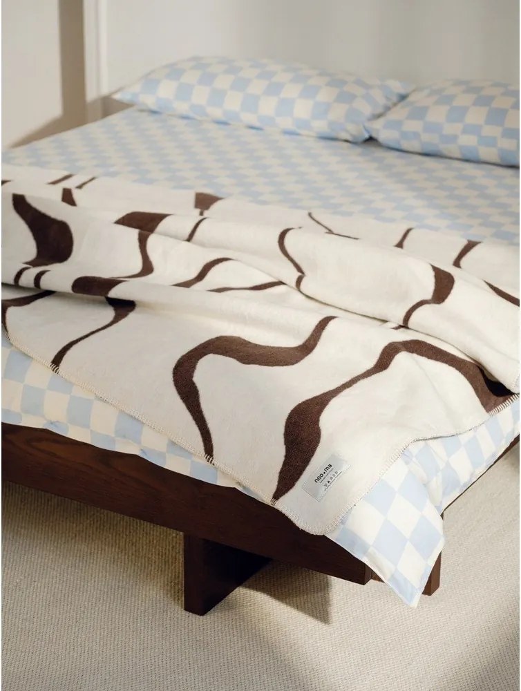 Кафяво/кремаво одеяло 150x200 cm Felu – noo.ma