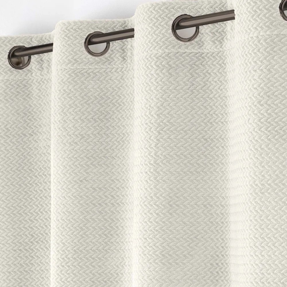 Кремаво перде от микрофланела 140x240 cm Flanela – douceur d'intérieur