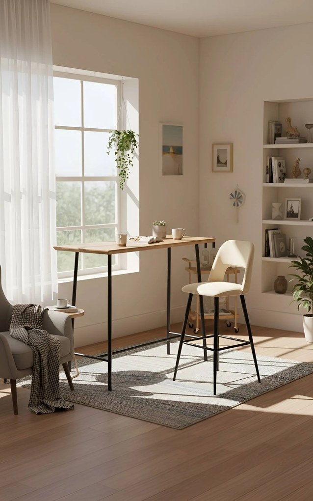 Бар стол Pawel-Бежов (4) парчета