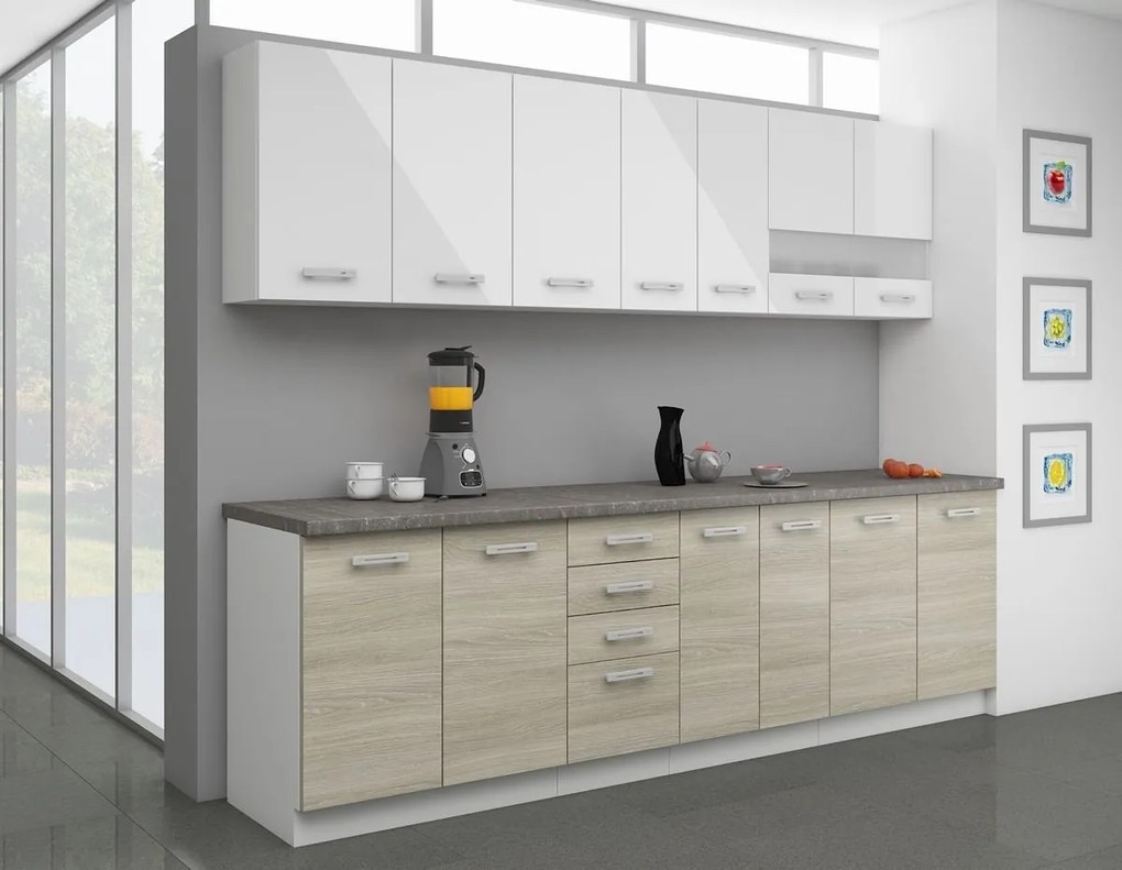 Кухненския плот Tulsa plus-Platinum-Дължина: 150 cm