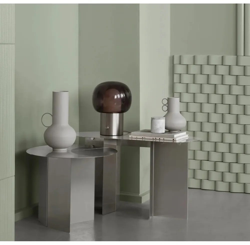 Кръгла странична масичка от неръждаема стомана ø 50 cm Oru – Blomus