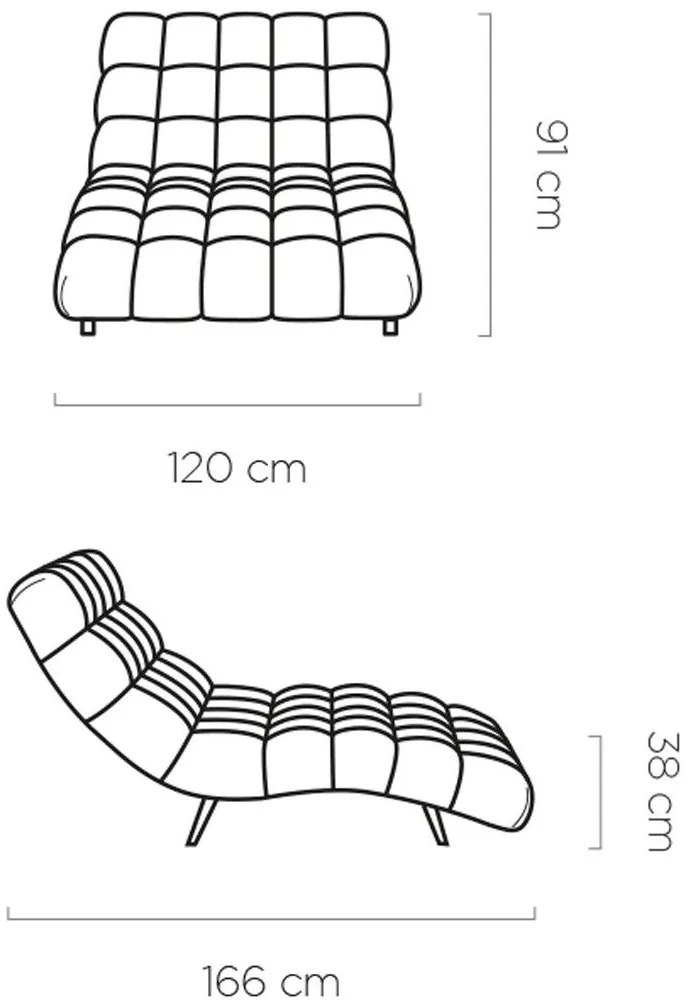 Шезлонг Dolphin 120-Ladi