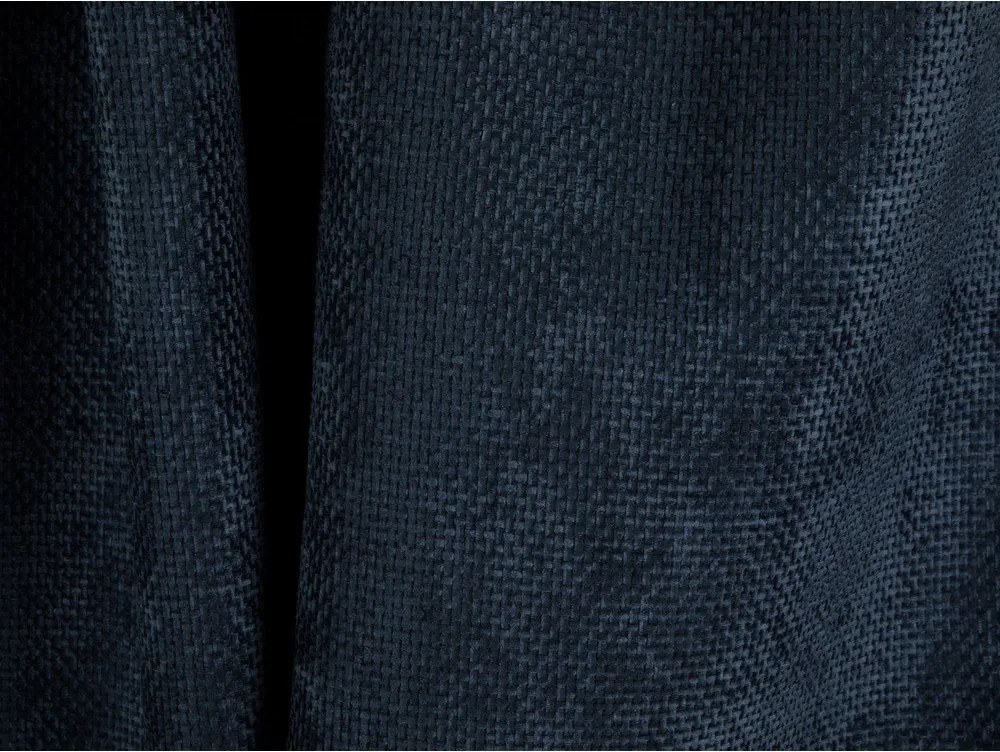 Тъмносин шенилов сгъваем/с място за съхранение ъглов диван Tonale – Cosmopolitan Design