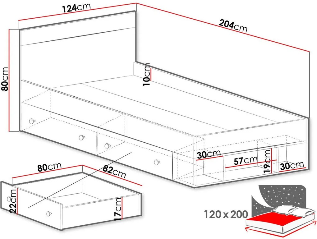 легло Pixel-120 x 200