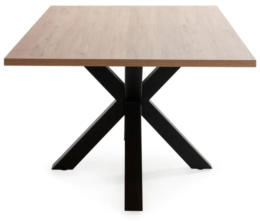 Трапезна маса с дъбов плот 100x180 cm Comba - Marckeric