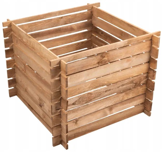 Градински дървен компостер 640L