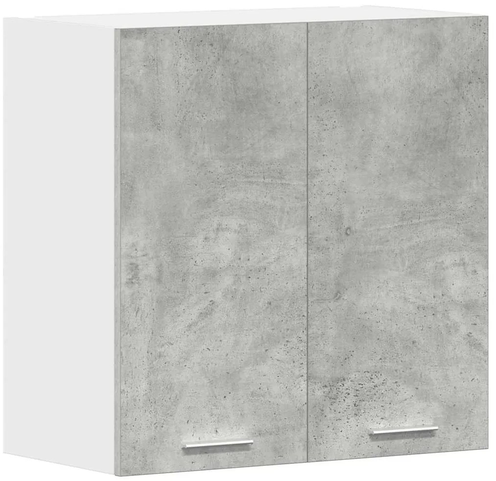 801272 vidaXL Висящ шкаф, Lyon бетонно сив, 60x31x60 см, инженерно дърво