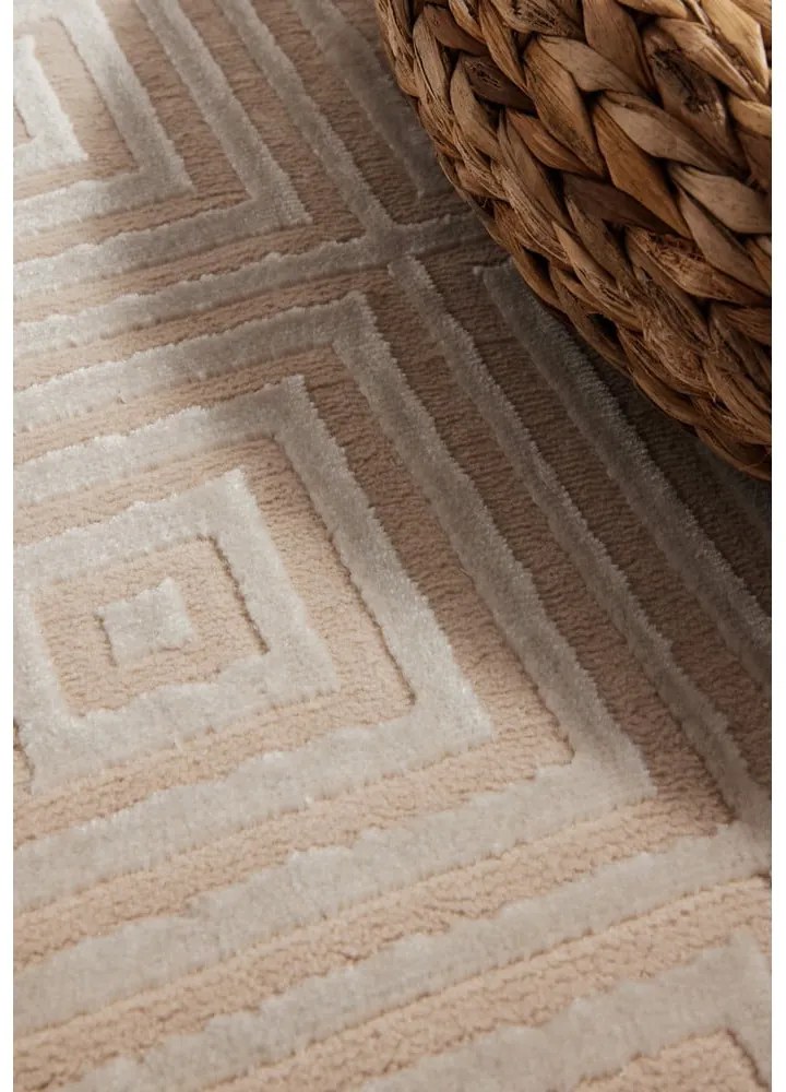 Бежов килим 120x170 cm Perles Tourmaline – Elle Decoration