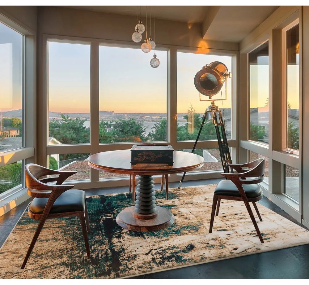 Вълнен килим в мед 133x180 cm Max - Agnella