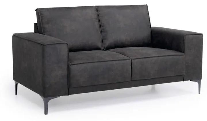 Тъмносив диван от изкуствена кожа 164 см Copenhagen - Scandic