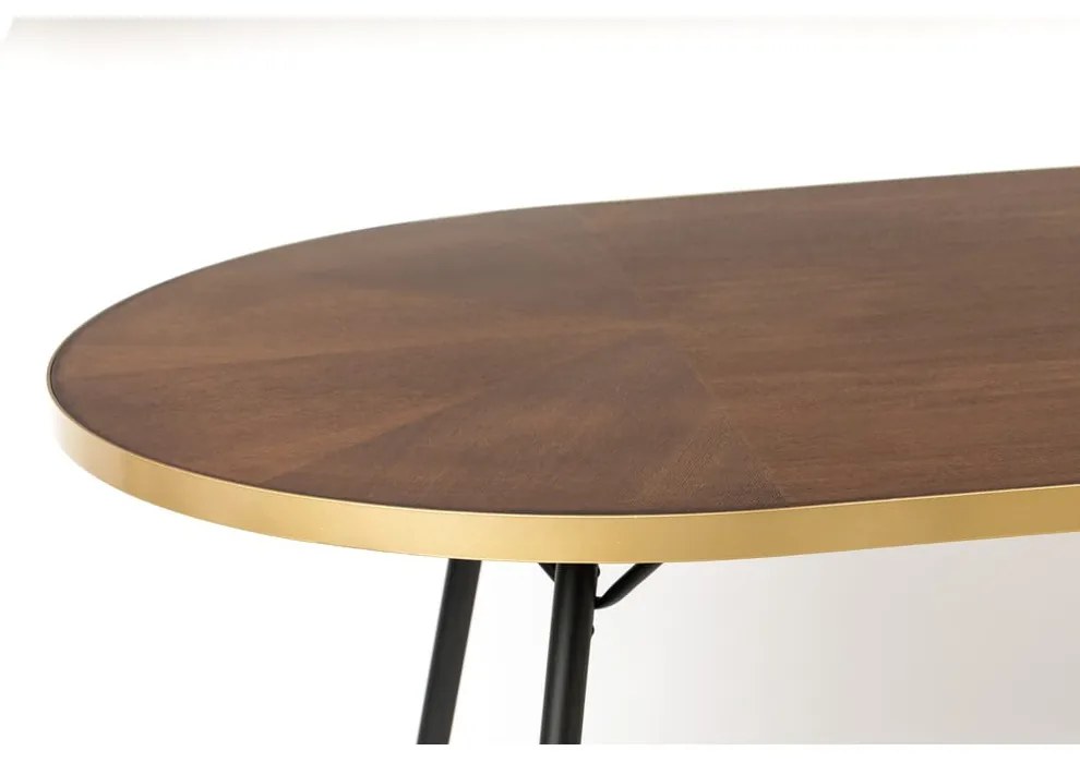 Маса за хранене с плот от ясенова дървесина 90x180 cm Denise - White Label