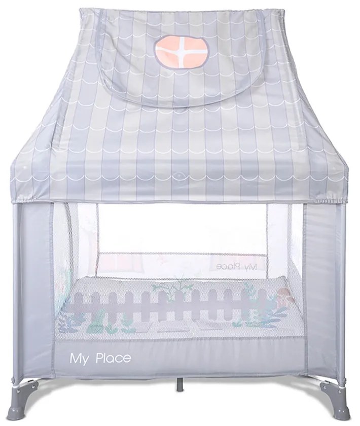 LORELLI Premium Кошара за игра MY PLACE с покрив GREY