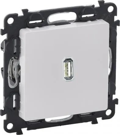 Legrand Розетка USB за зареждане тип C 1.5A 7.5W цвят Бял Valena Life  - 753105