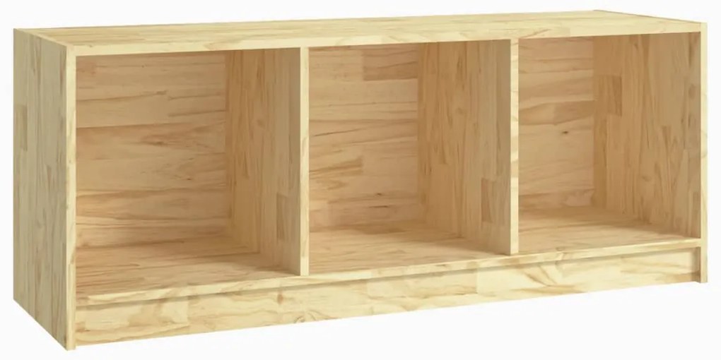 809960 vidaXL ТВ шкаф, 104x33x41 см, бор масив