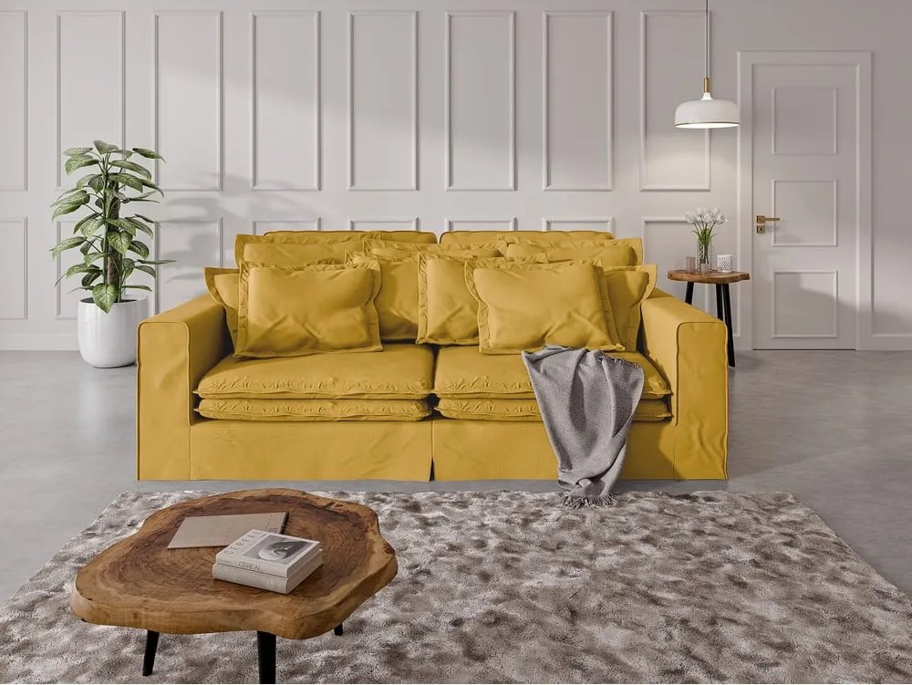 Жълт диван 236 cm Nora – Ropez