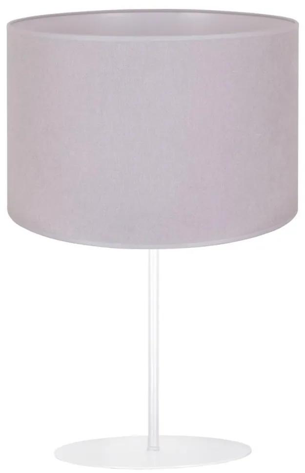 Duolla - Настолна лампа BRISTOL 1xE14/15W/230V сива/бяла