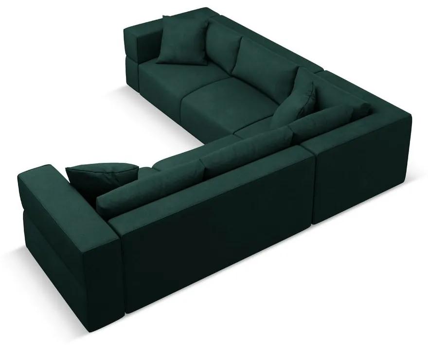 Зелен променлив ъглов диван Esther – Milo Casa