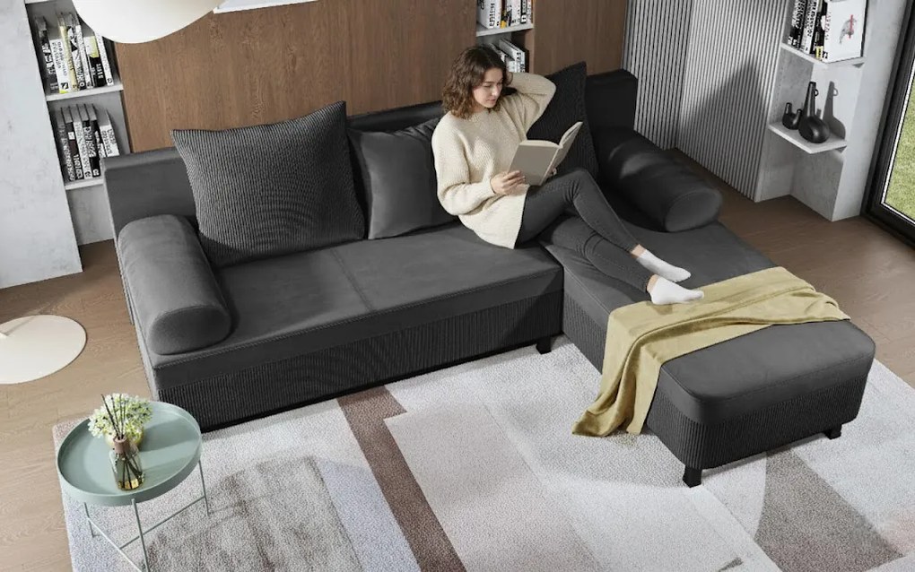 Разтегателен ъглов диван Делано