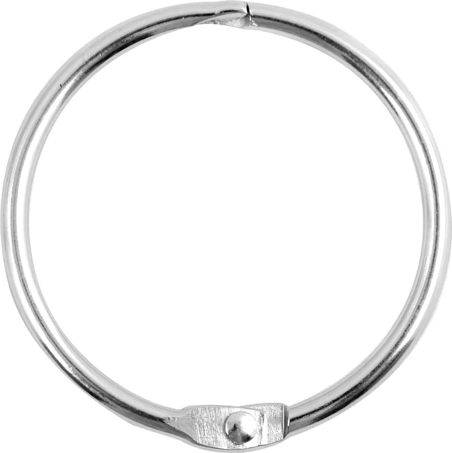 Пръстени за душ завеси в комплект от 12 бр. в матово сребрист цвят Ringo Small – Spirella