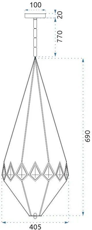 КРИСТАЛЕН ПОЛИЛЕЙ DIAMENT APP767-3CP