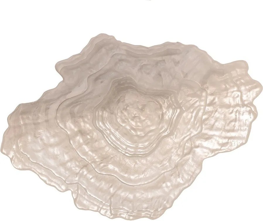 Стъклена декоративна купа 29x38 cm Aiku – Bloomingville