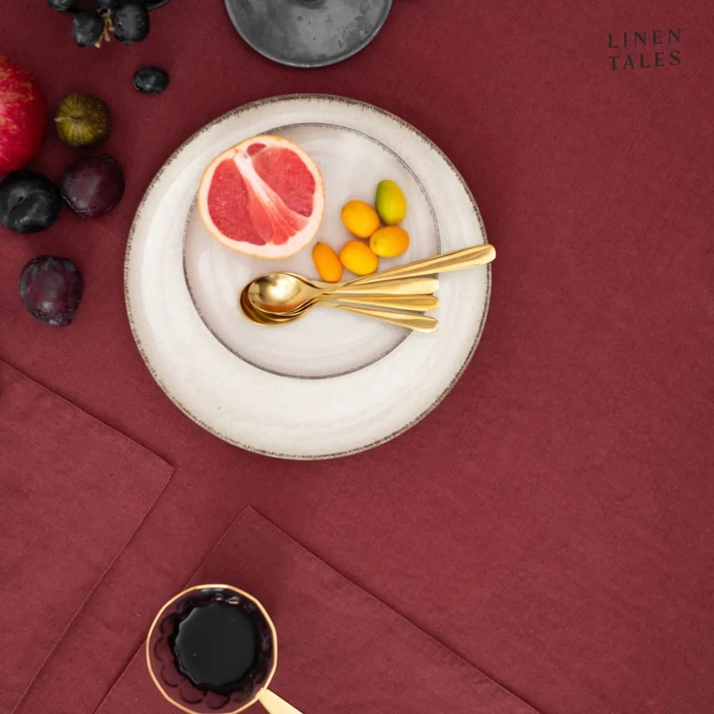 Ленени салфетки в комплект 2 бр. 40x40 cm Marsala – Linen Tales