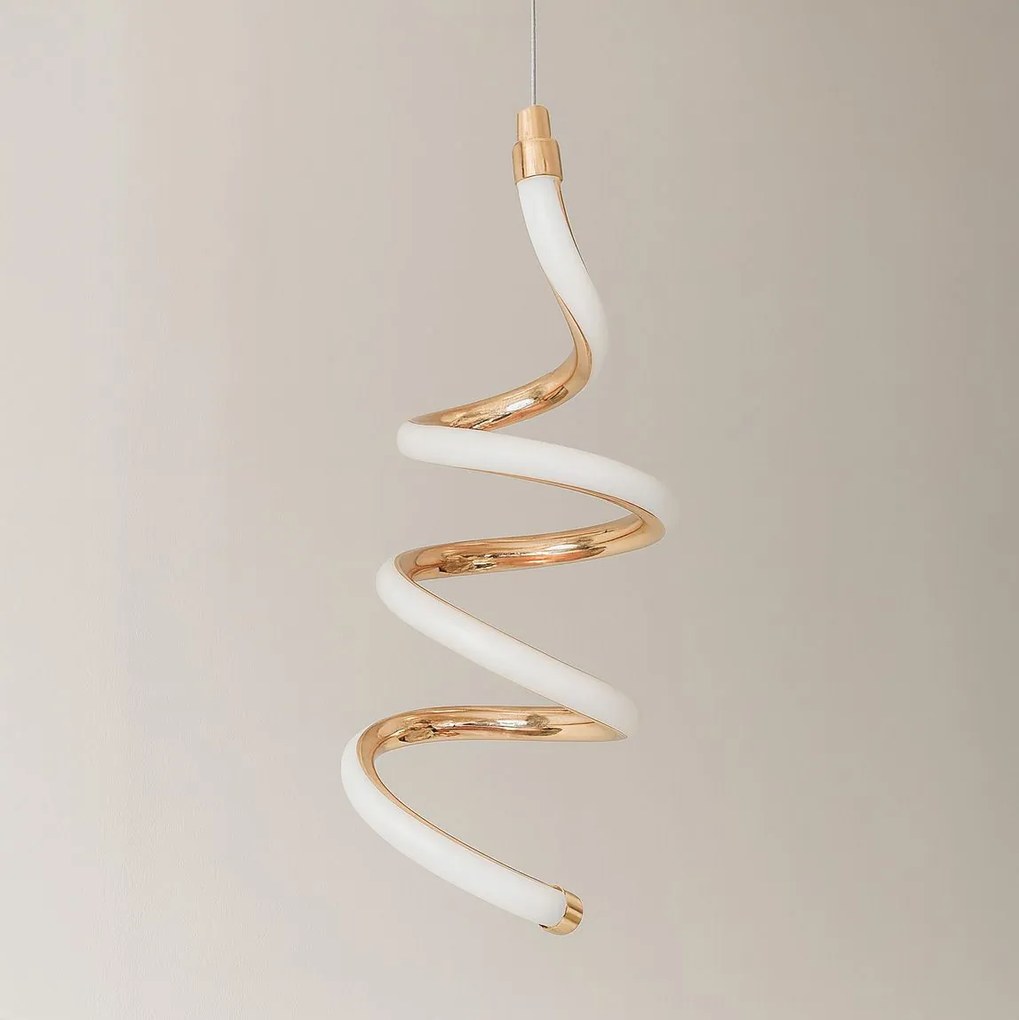 Висяща таванна LED лампа LHJ096-1CP light rose gold