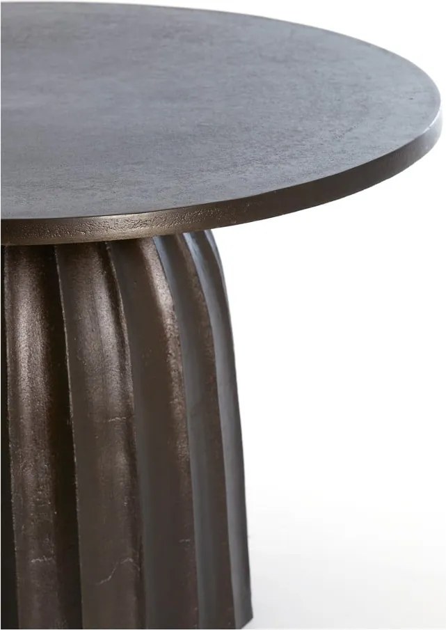 Метална кръгла странична масичка ø 60 cm Veglia – Light &amp; Living