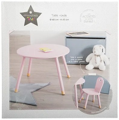 Детска маса atmosphera, MDF, Розов
