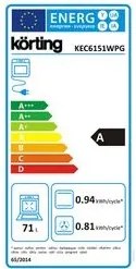 Кухня Körting 729251 Керамика KEC6151WPG