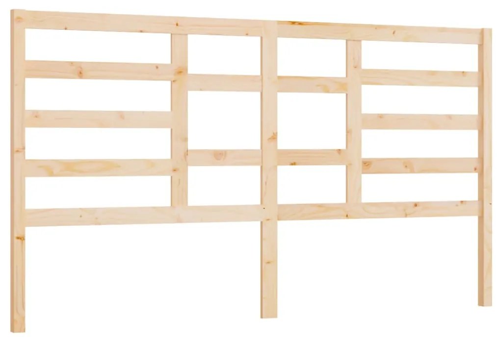 818160 vidaXL Горна табла за легло, 206x4x104 см, бор масив