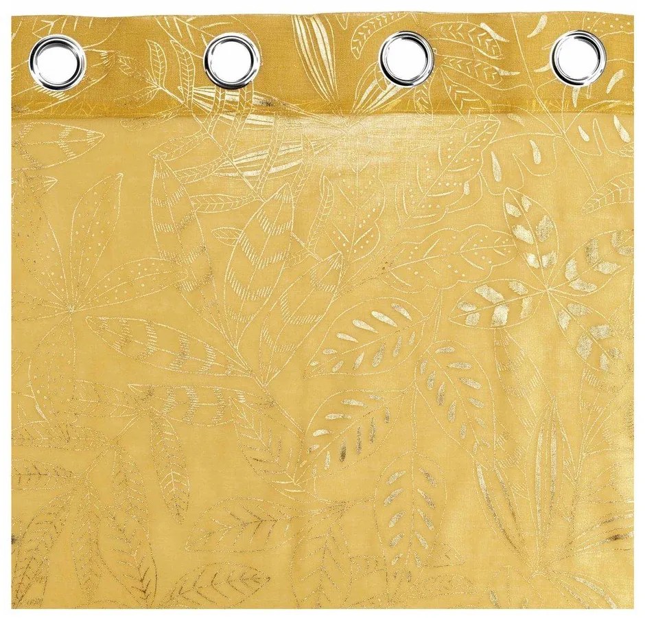 Жълта завеса 140x280 cm Belflor – douceur d'intérieur