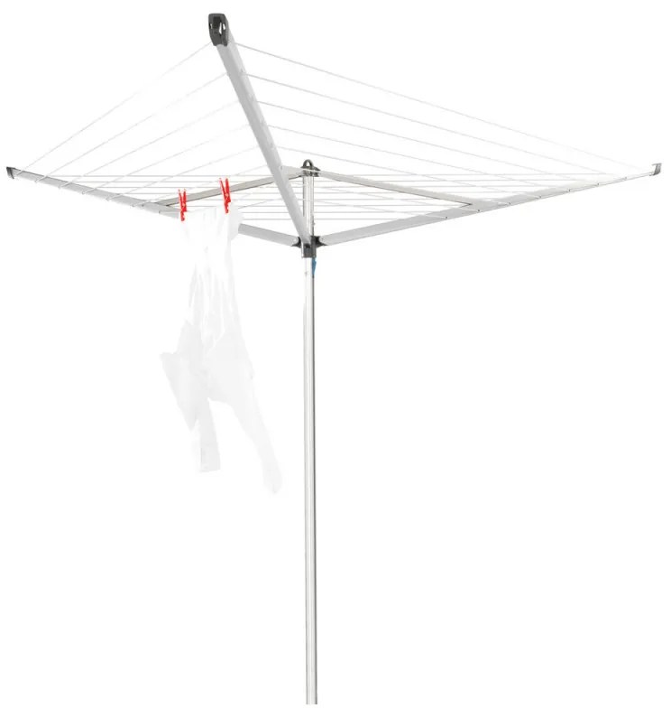 Външен простор Brabantia Essential 1003460, 30 м, Котва за бетониране, Калъф, Резистентен на корозия, Инокс