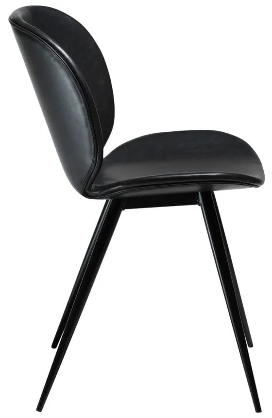 Черен кожен стол Cloud - DAN-FORM Denmark