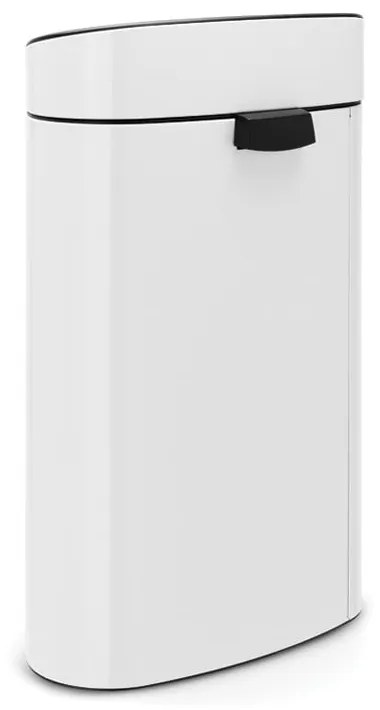 Бяло стоманено кошче за боклук, отваряне с докосване 40 l Touch Bin – Brabantia
