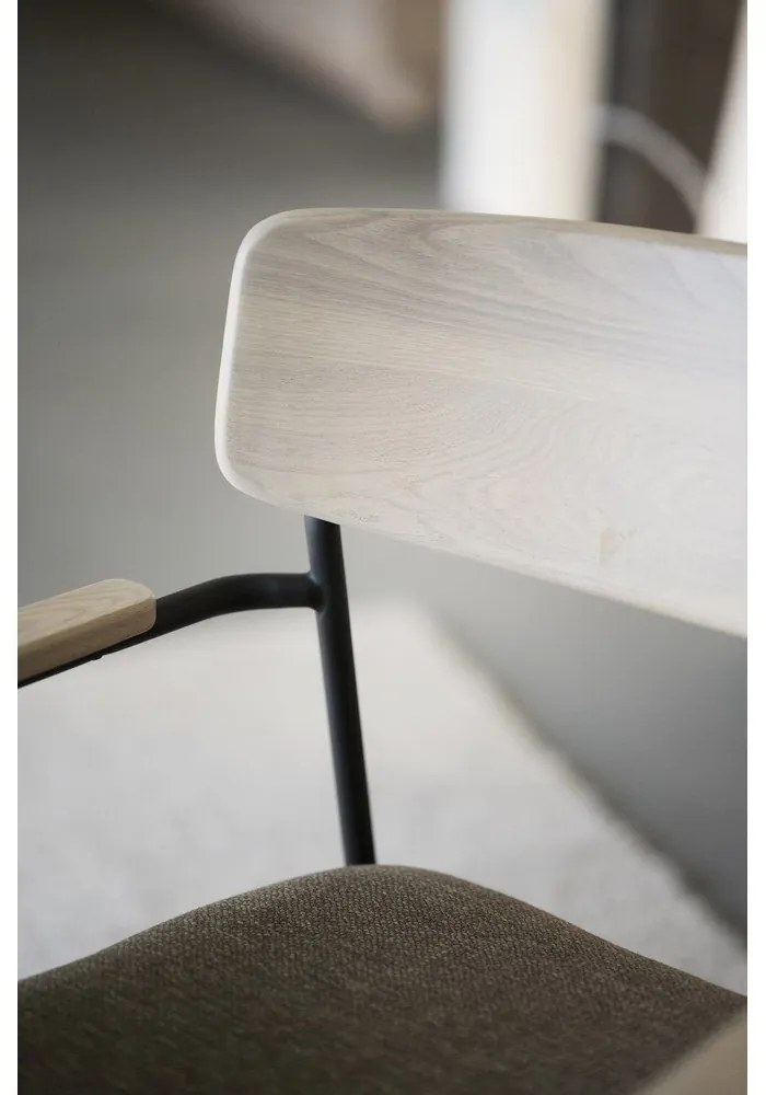 Трапезни столове в бежов и естествен цвят в комплект от 2 бр. Maymont – Rowico