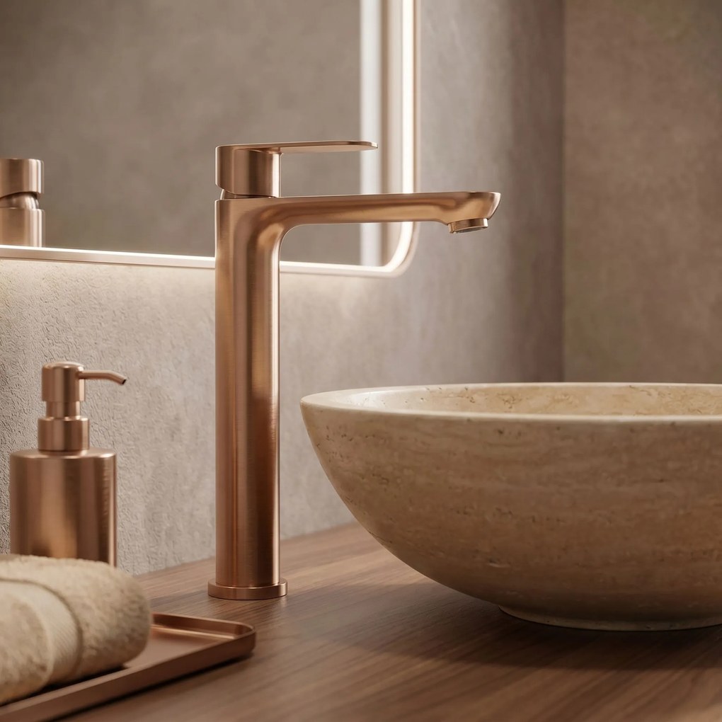 Смесител за баня Rea Logan Brush Copper