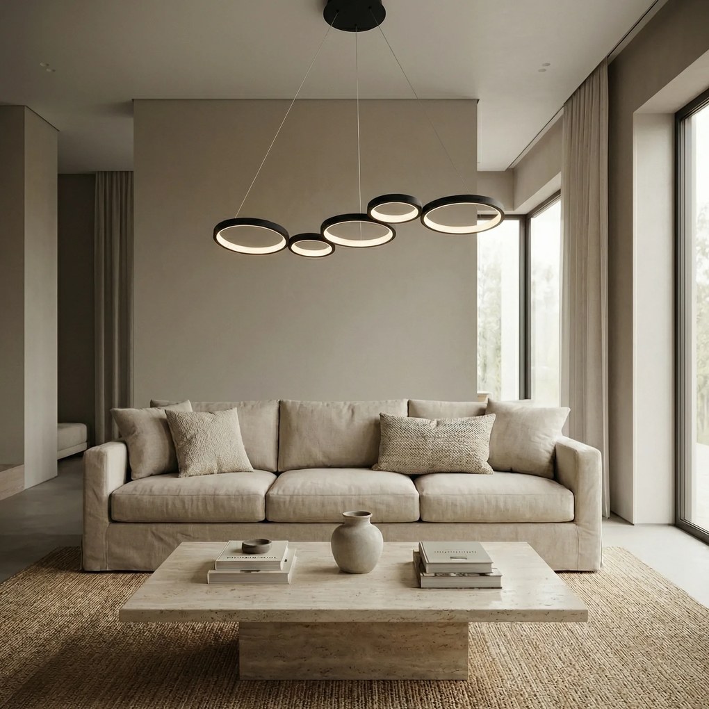 ВИСЯЩА ТАВАННА ЛАМПА APP1923-CP BLACK