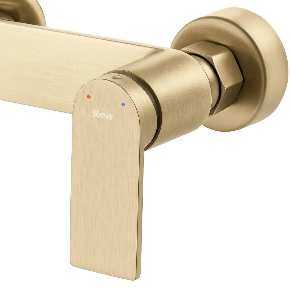 Смесител за вана REA STORM Brush Gold