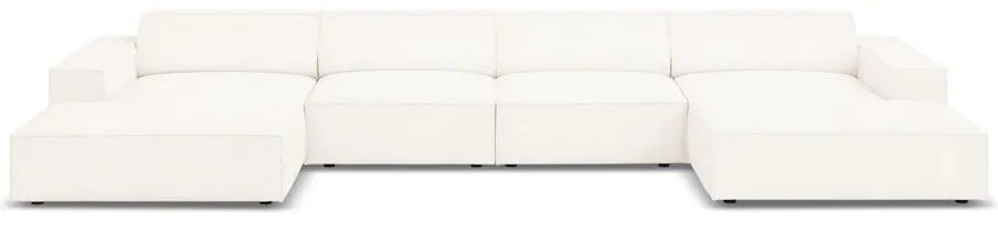 Бежов ъглов диван (U-образен) Jodie - Micadoni Home