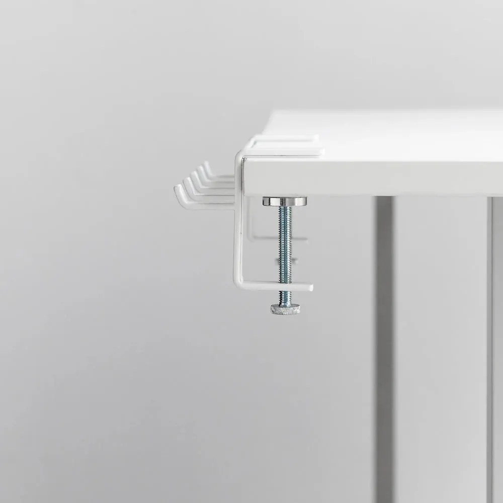 Регулируема стоманена кука в матово бял цвят Tower – YAMAZAKI