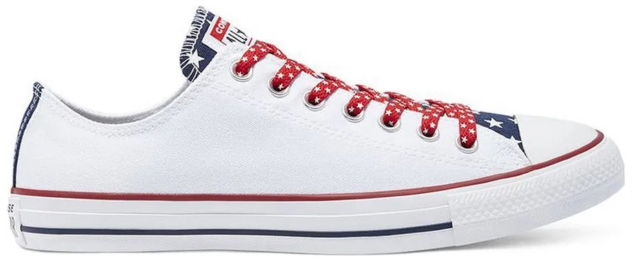 Дамски спортни обувки Converse Chuck Taylor Stars Stripes Бял - 35