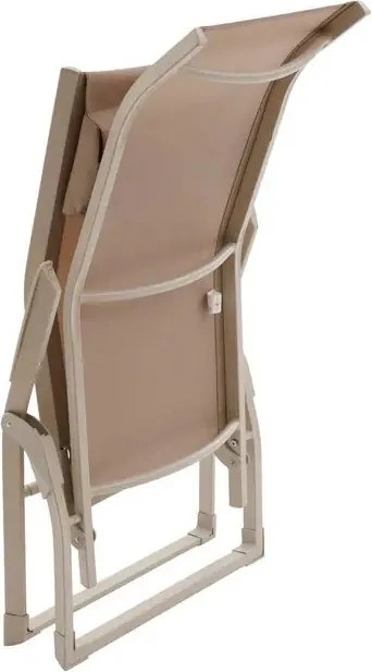 Сгъваем шезлонг Hesperide Decima, Алуминий - Антрацит/Графит