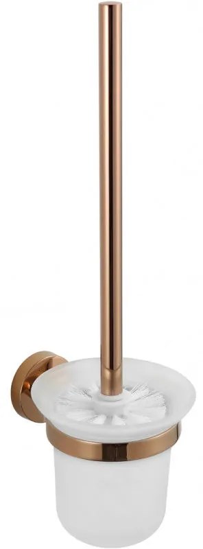Mexen Remo четка за тоалетна, розово злато - 7050750-60