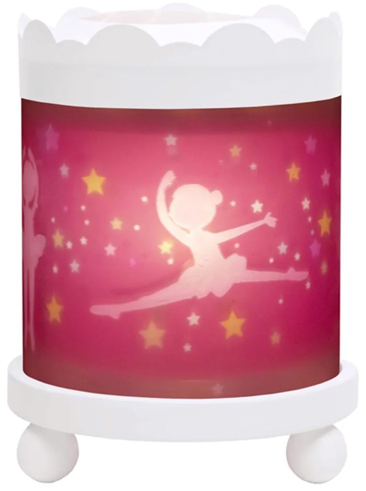 Trousselier - Магическа кръгла лампа Принцеси - Бяла 12 V