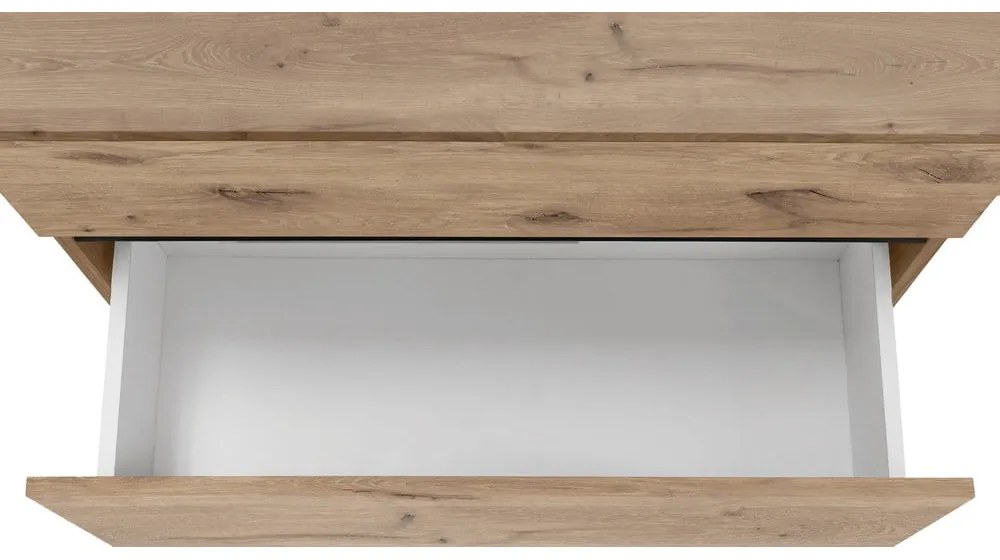 Шкаф за мивка от декор от дъб в естествен цвят 80x55 cm Wisla – Støraa