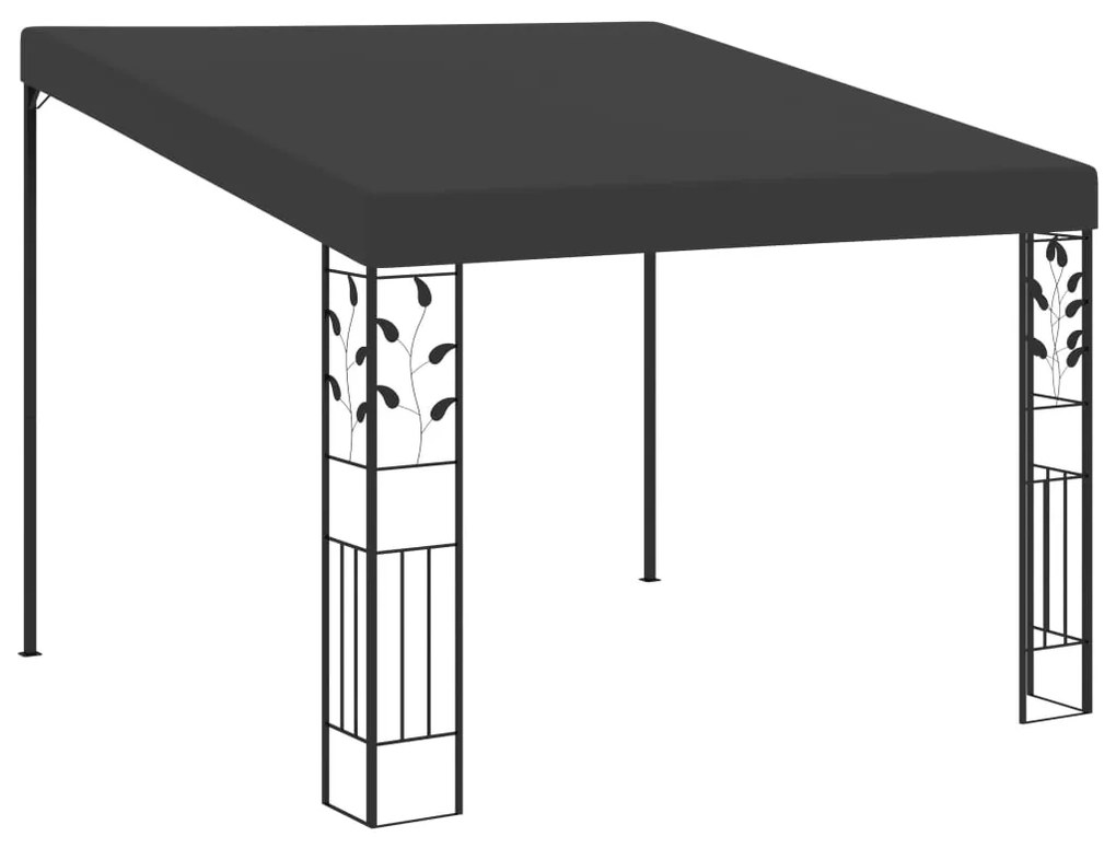 Sonata Шатра за стенен монтаж, 3x3x2,5 м, антрацит