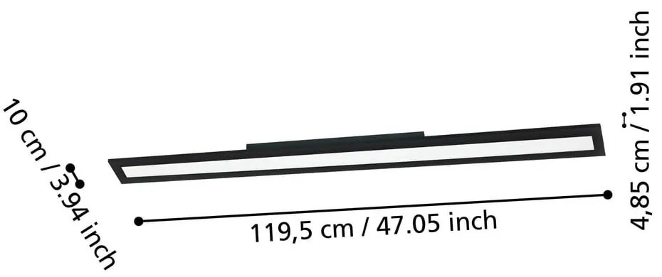 LED smart осветително тяло за таван 33,5 W SALOBRENA-Z – EGLO